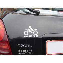 BikerFriend-Franks hjemtransport stttemrke - 10 x 8 cm