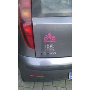 Bikerpigen Mette. Frederikshavn