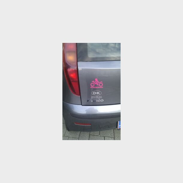 Bikerpigen Mette. Frederikshavn
