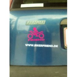 Bikerfriend Logo 8x10  cm