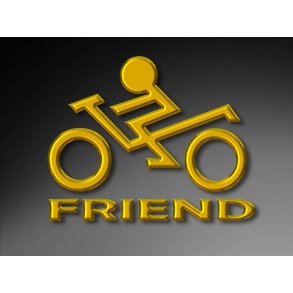 BikerFriend logo - 25 x 20 cm