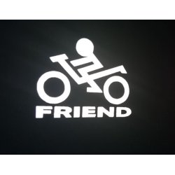 Bikerfriend Logo 8x10  cm