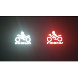 Bikerfriend Logo 8x10  cm