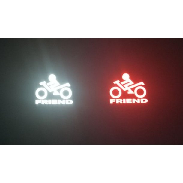 Bikerfriend Logo 8x10  cm