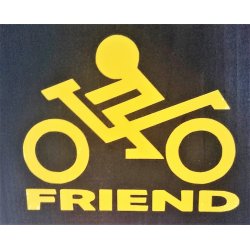 BikerFriend logo - 10 x 8 cm