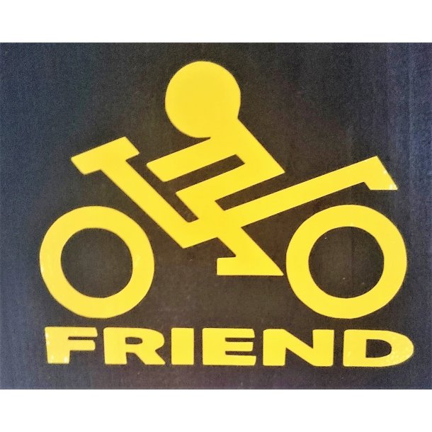 BikerFriend logo - 10 x 8 cm