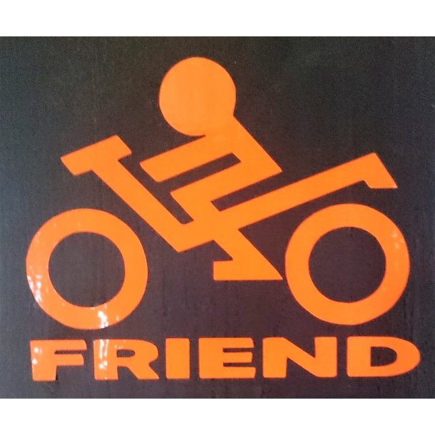 BikerFriend logo - 10 x 8 cm