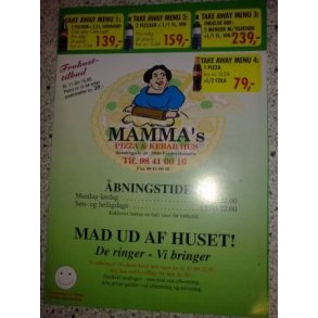 Mamma's Pizza &amp; Kebab hus.