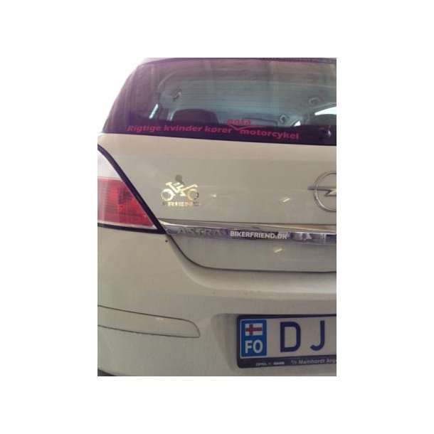 BikerFriend logo - 10 x 8 cm