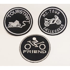 MC-TOUR, TOURSTART og Bikerfriend Patches