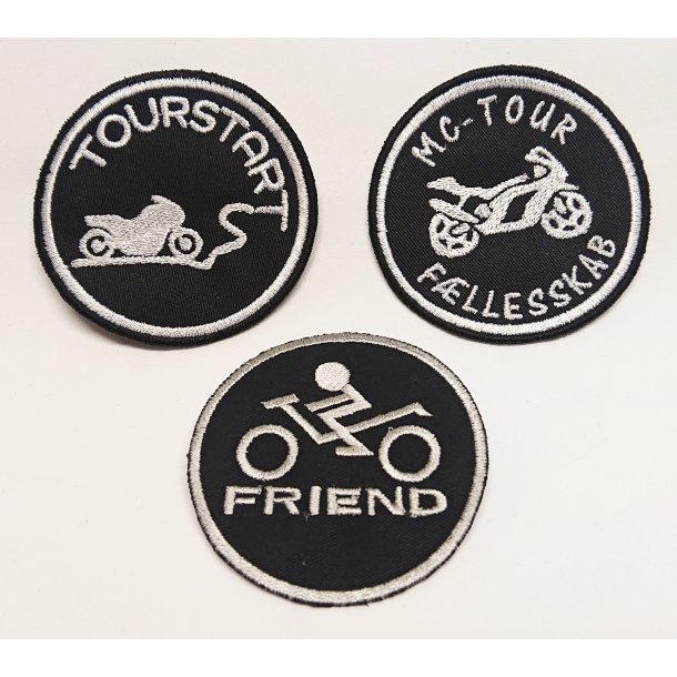 MC-TOUR, TOURSTART og Bikerfriend Patches