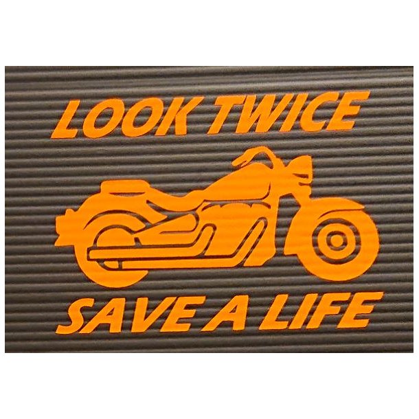 LOOK TWICE  SAVE A LIFE