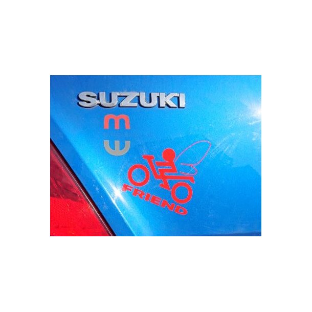 BikerFriend logo - Fe/Vinger - 10 x 12 cm